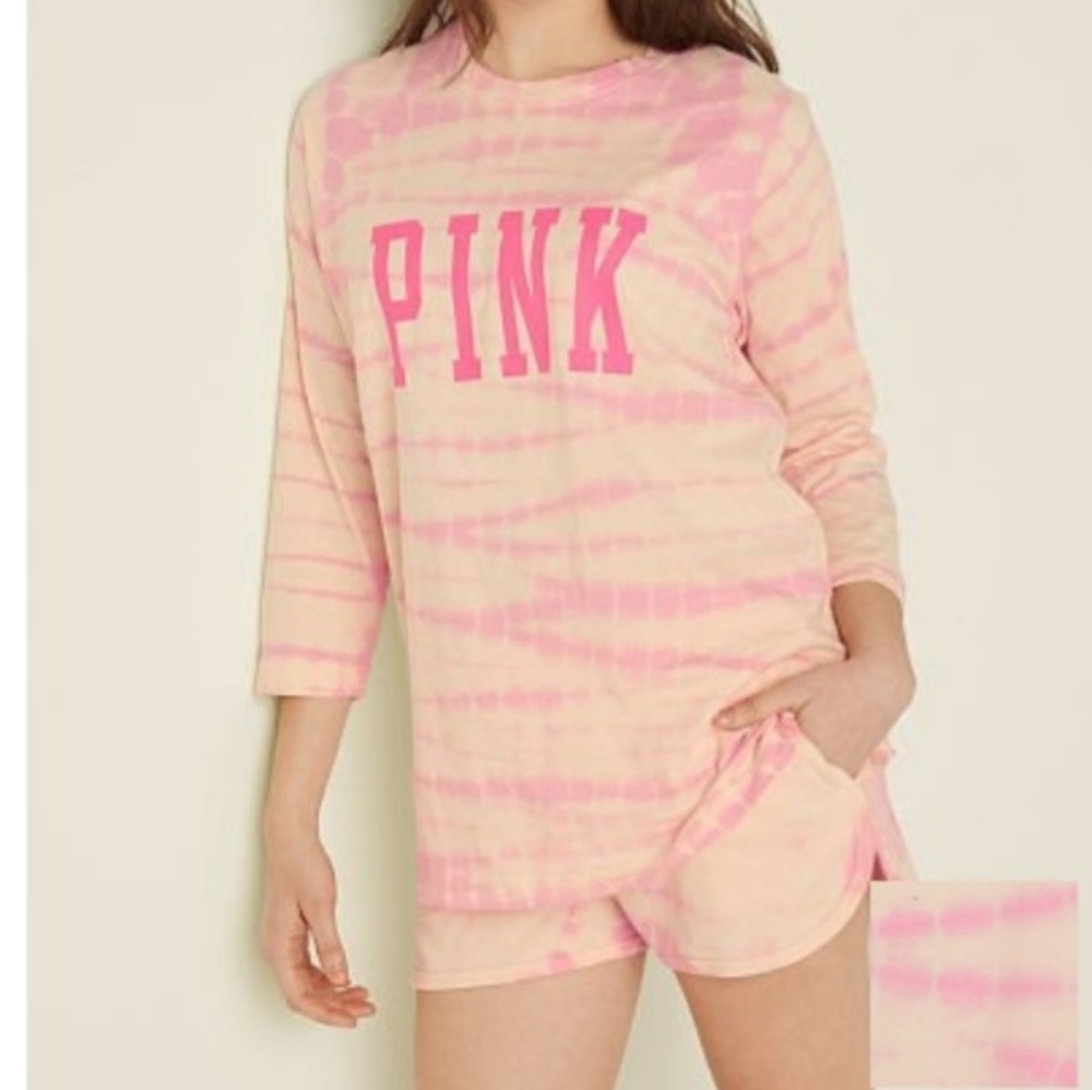 NWT PINK 3/4 length sleeve Tee